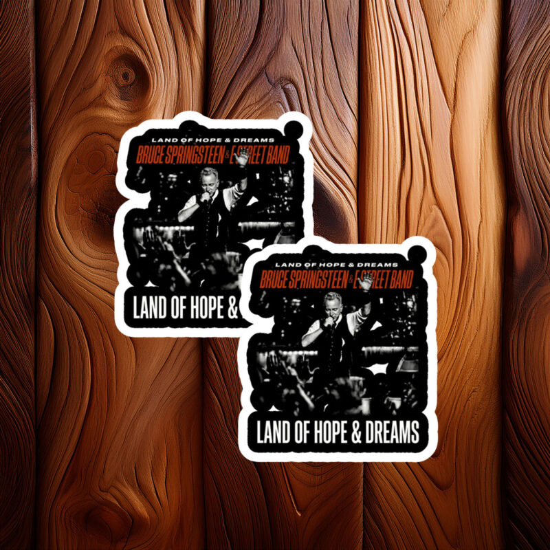 Bruce Springsteen And E Street Band Land Of Hope & Dreams Sticker