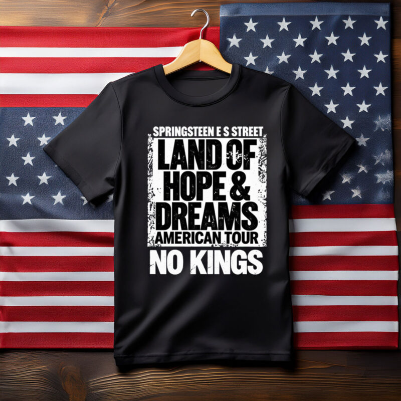 Bruce Springsteen & E Street Band Land Of Hope And Dreams American Tour 2026 Shirt