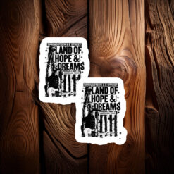 Bruce Springsteen & E Street Band Land Of Hope And Dreams American Tour 2026 Sticker