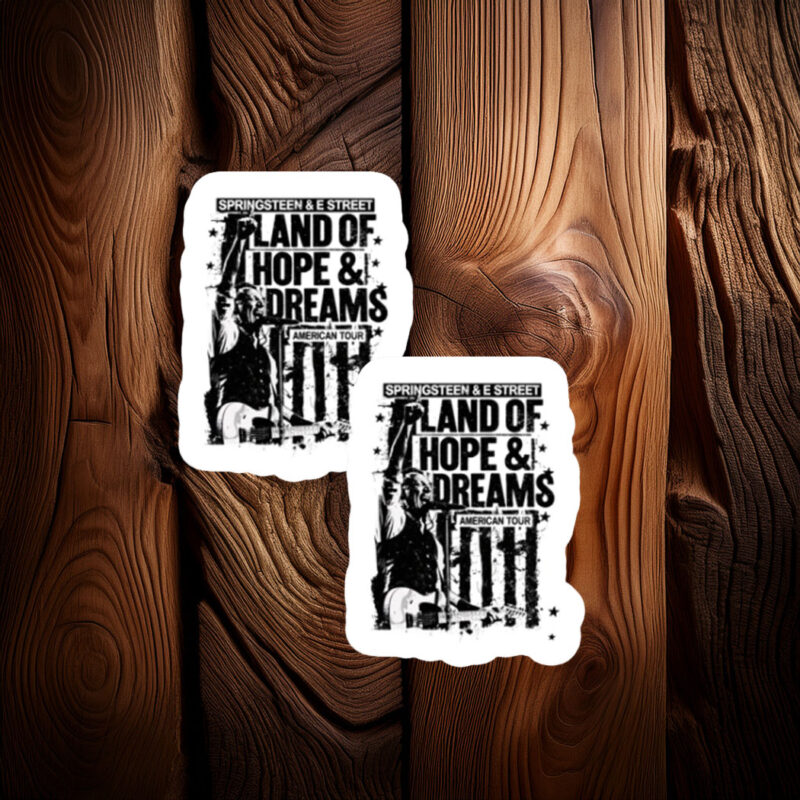 Bruce Springsteen & E Street Band Land Of Hope And Dreams American Tour 2026 Sticker