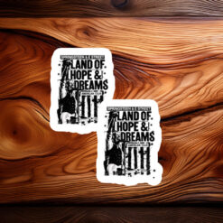Bruce Springsteen & E Street Band Land Of Hope And Dreams American Tour 2026 Sticker