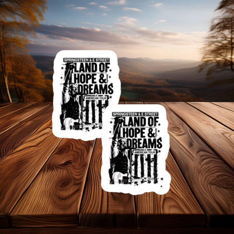 Bruce Springsteen & E Street Band Land Of Hope And Dreams American Tour 2026 Sticker