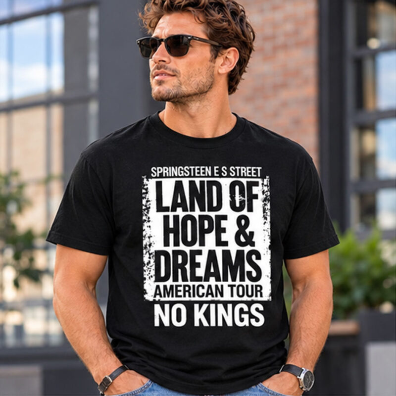Bruce Springsteen & E Street Band Land Of Hope And Dreams American Tour 2026 Tee Shirt