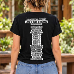 Bruce Springsteen & E Street Band Land Of Hope And Dreams American Tour 2026 Tee Shirt