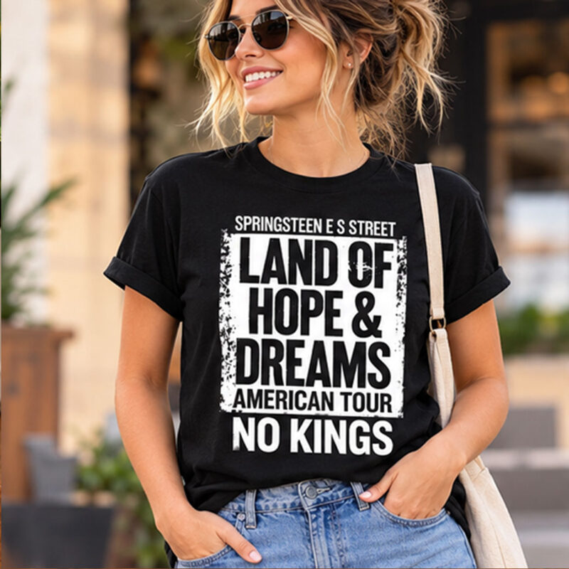 Bruce Springsteen & E Street Band Land Of Hope And Dreams American Tour 2026 Tee Shirt