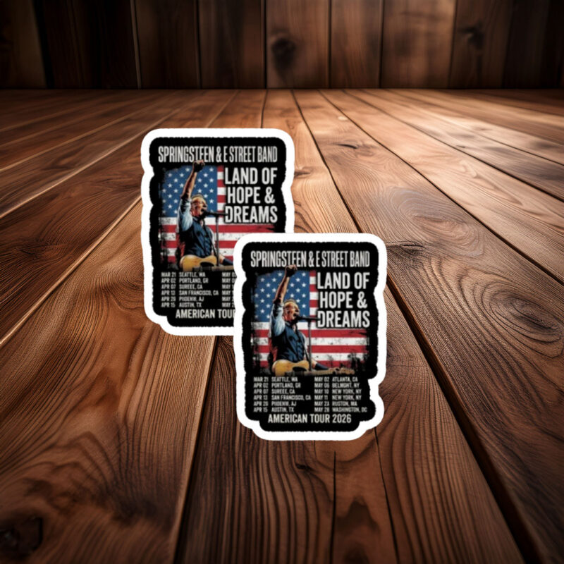 Bruce Springsteen & E Street Band Land Of Hope And Dreams Sticker