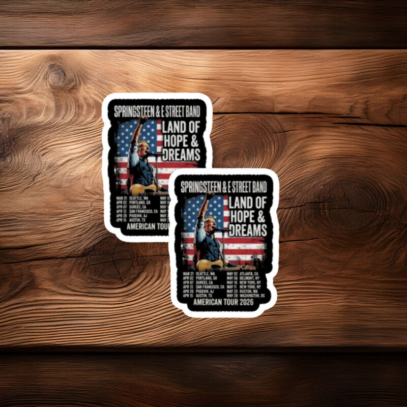 Bruce Springsteen & E Street Band Land Of Hope And Dreams Sticker