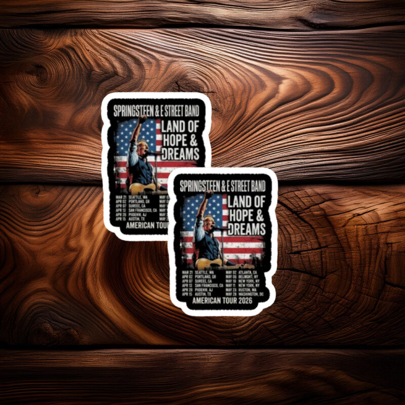 Bruce Springsteen & E Street Band Land Of Hope And Dreams Sticker