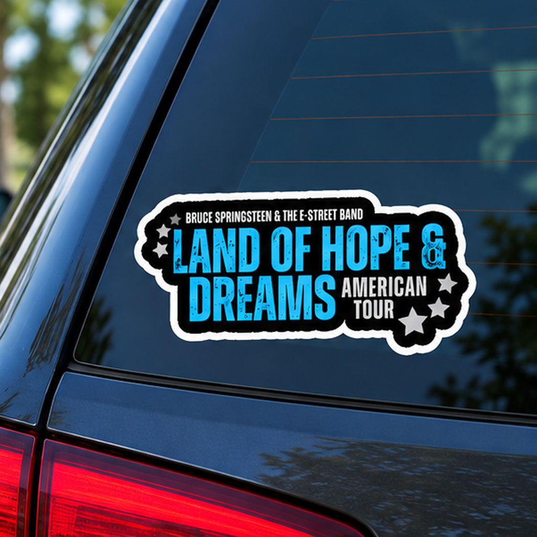 Bruce Springsteen Land of Hope and Dreams American Tour Sticker