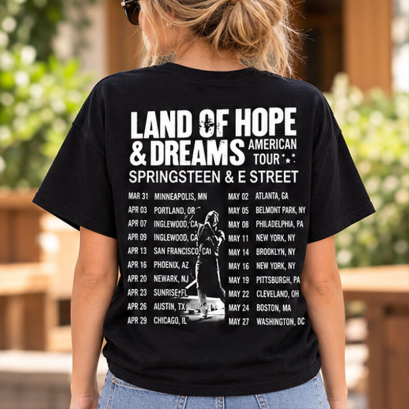 Bruce Springsteen Tour 2026 Concert T-Shirt