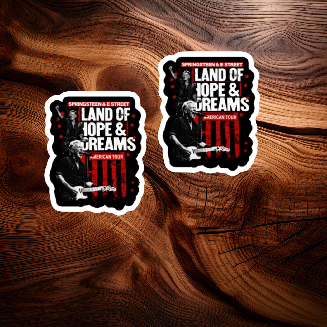 Land Of Hope And Dreams American Tour No Kings 2026 Sticker
