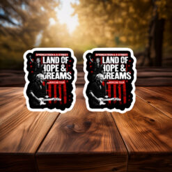 Land Of Hope And Dreams American Tour No Kings 2026 Sticker