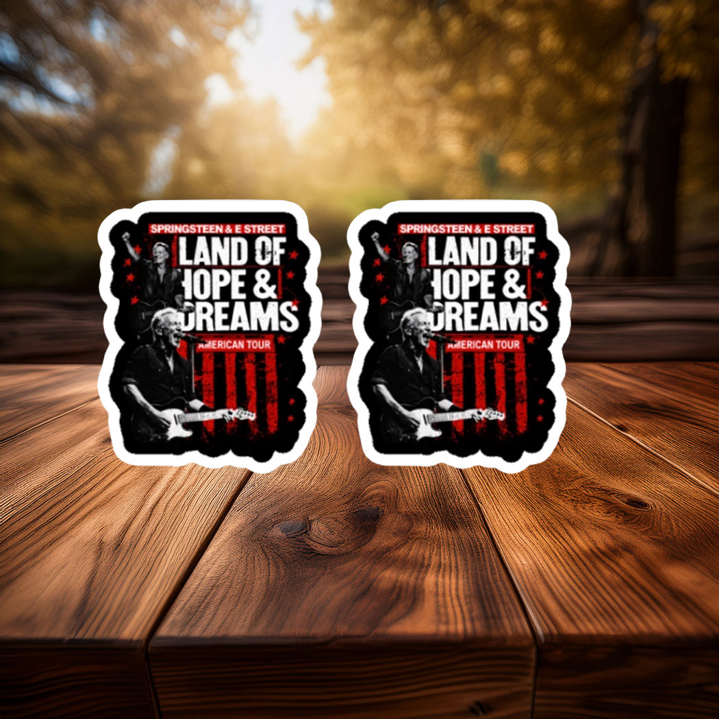 Land Of Hope And Dreams American Tour No Kings 2026 Sticker
