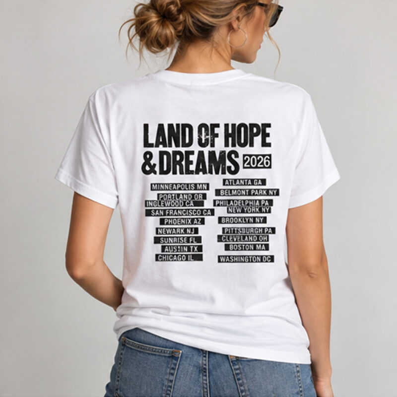 Land Of Hope & Dreams American Tour Flag Shirt