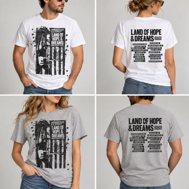 Land Of Hope & Dreams American Tour Flag Shirt