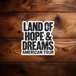 Land Of Hope & Dreams American Tour Logo Sticker