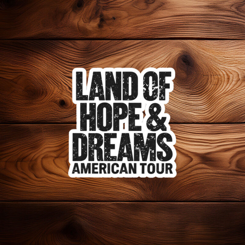 Land Of Hope & Dreams American Tour Logo Sticker
