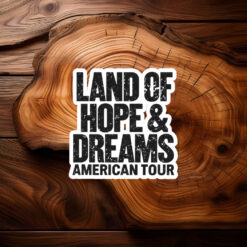 Land Of Hope & Dreams American Tour Logo Sticker