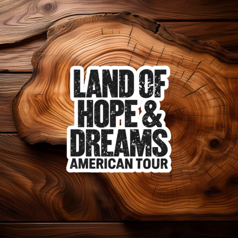 Land Of Hope & Dreams American Tour Logo Sticker