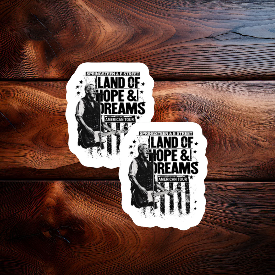 Land of Hope and Dreams Tour, Bruce Springsteen & E Street Band, No kings Sticker