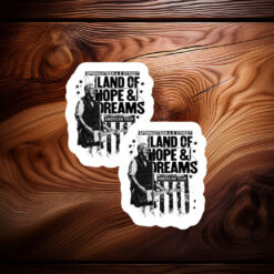 Land of Hope and Dreams Tour, Bruce Springsteen & E Street Band, No kings Sticker
