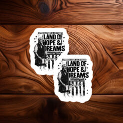 Land of Hope and Dreams Tour, Bruce Springsteen & E Street Band, No kings Sticker