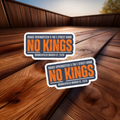Minneapolis Bruce Springsteen No Kings Tour Sticker