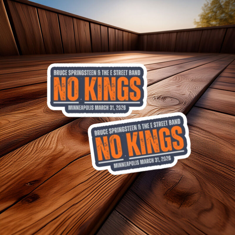 Minneapolis Bruce Springsteen No Kings Tour Sticker
