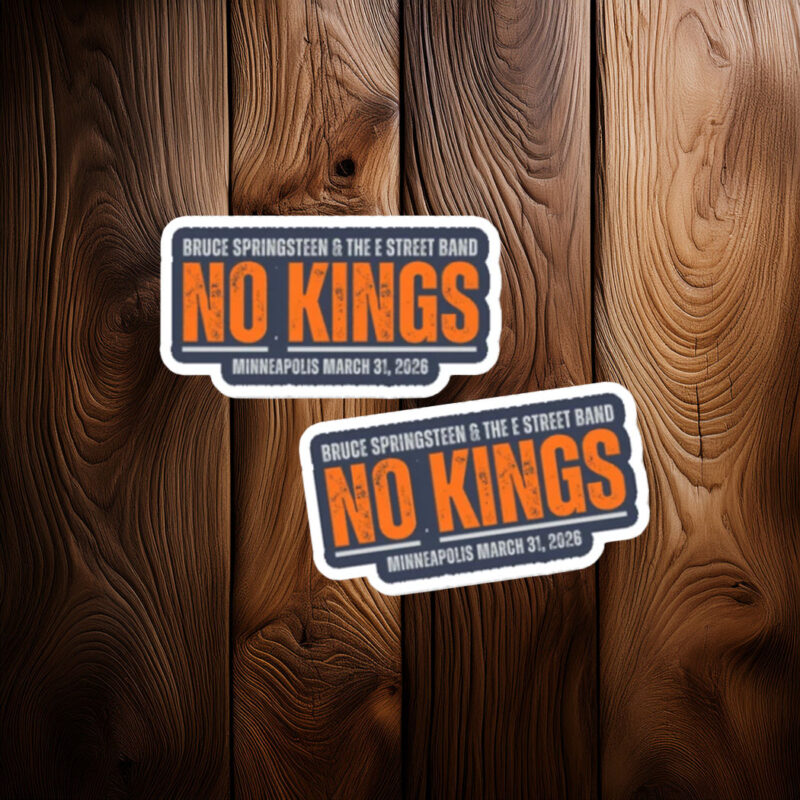 Minneapolis Bruce Springsteen No Kings Tour Sticker