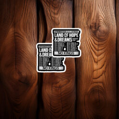 Springsteen E Street Band Land of Hope and Dreams Tour Sticker