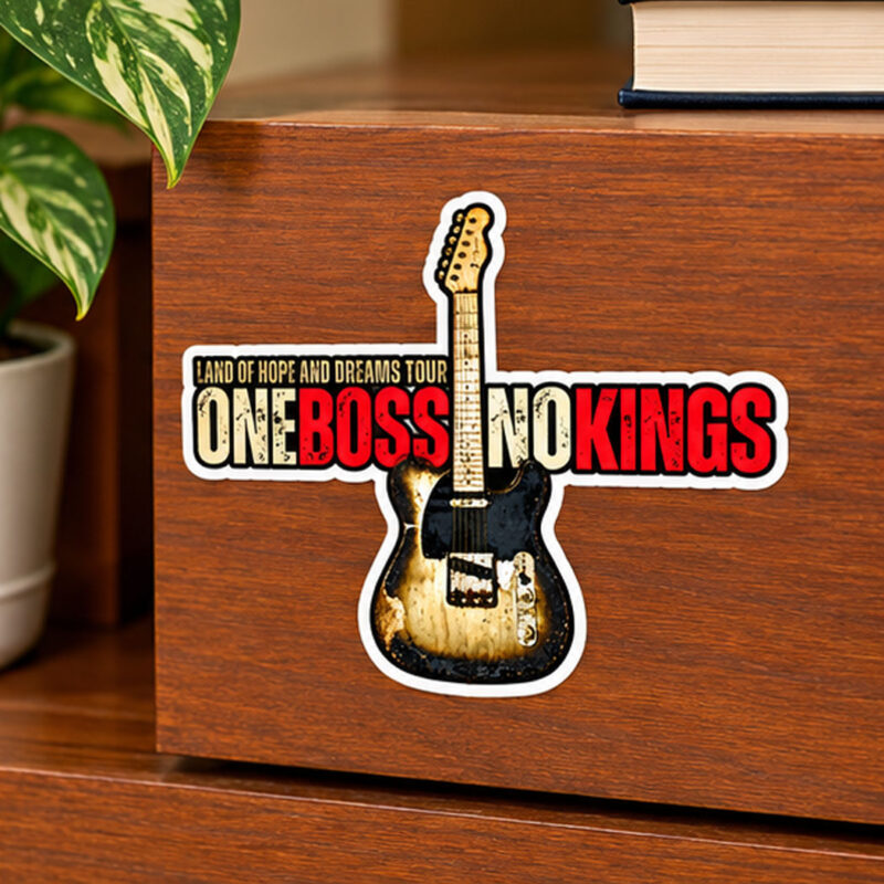 Vintage Bruce Springsteen Land of Hope and Dreams Sticker